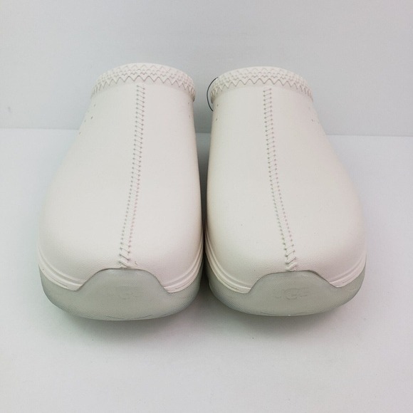 UGG Tasman Sport Mens Size 12 White Slip On Casual Comfort Sandals Shoes 1138590 - Picture 2 of 9